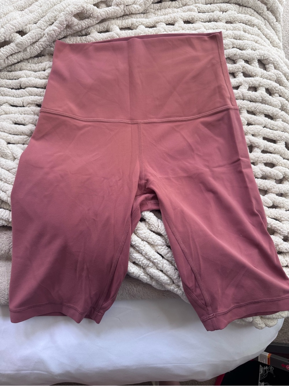 lululemon athletica Align Bike Shorts in Rose